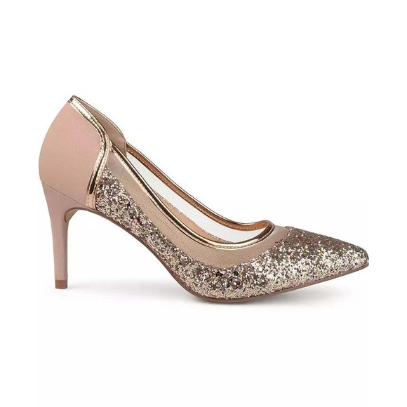 Journee Collection Kalani Block Heel Sandals‎ Marigold Women's Size 7.5M - Picture 7 of 7